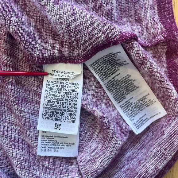 Marmot Hoodie Sweater Womens XL Purple Long Sleeve Cowl Neck Lightweight - Picture 3 of 7